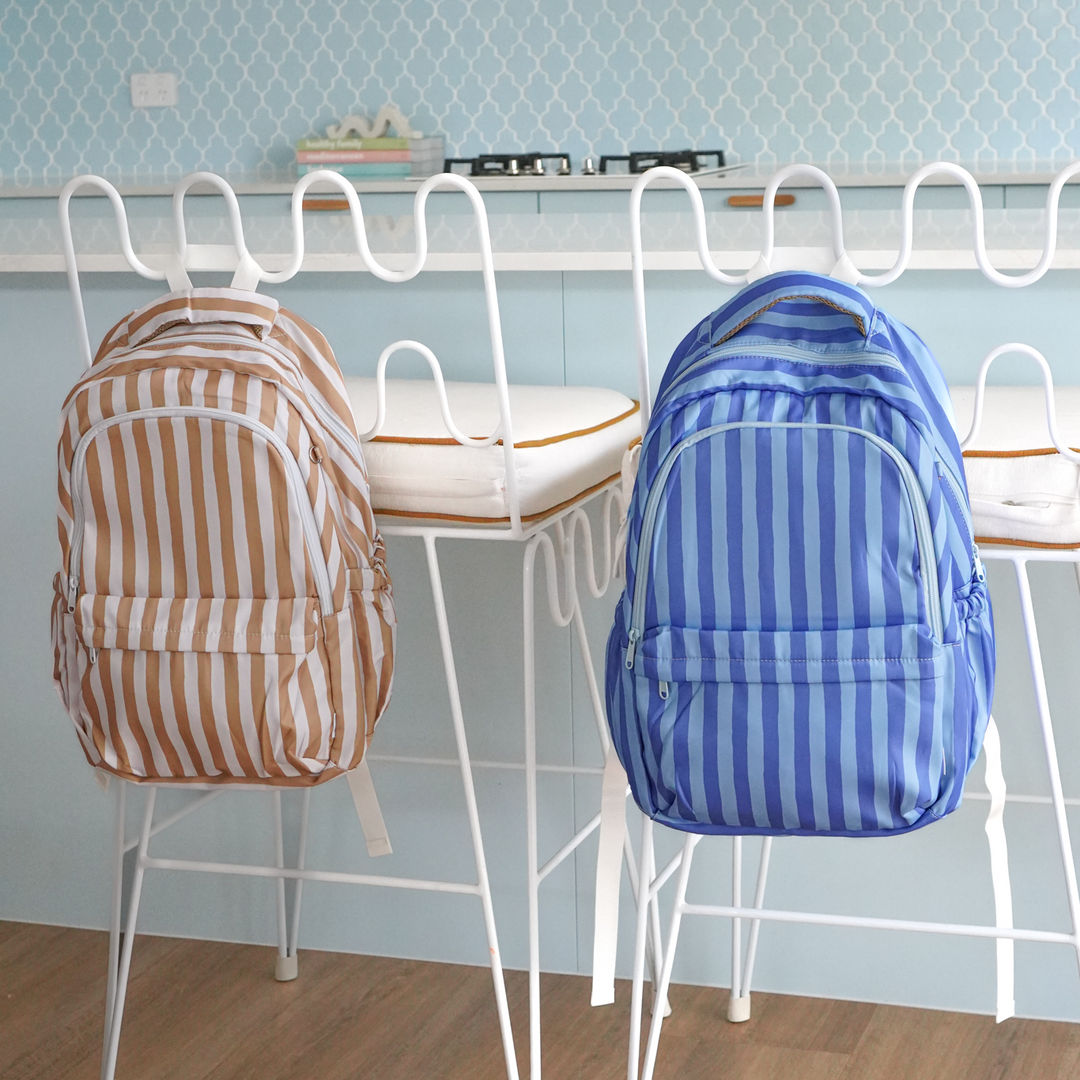 Kinnder Campus/Junior Backpack + Insulated Lunch Bag + Ice Pack Bundle - Paros