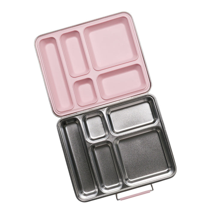 Nestling Jumbo Stainless Steel Bento Box - Dusty Pink