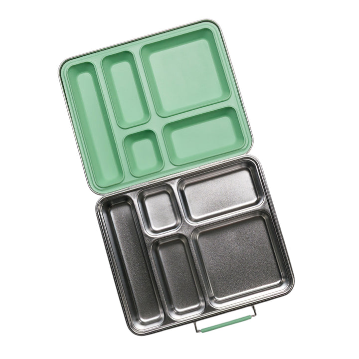 Nestling Jumbo Stainless Steel Bento Box - Sage