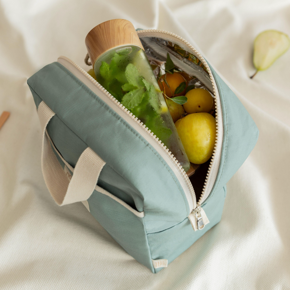 Nobodinoz Sunshine Insulated Lunch Bag - Eden Green