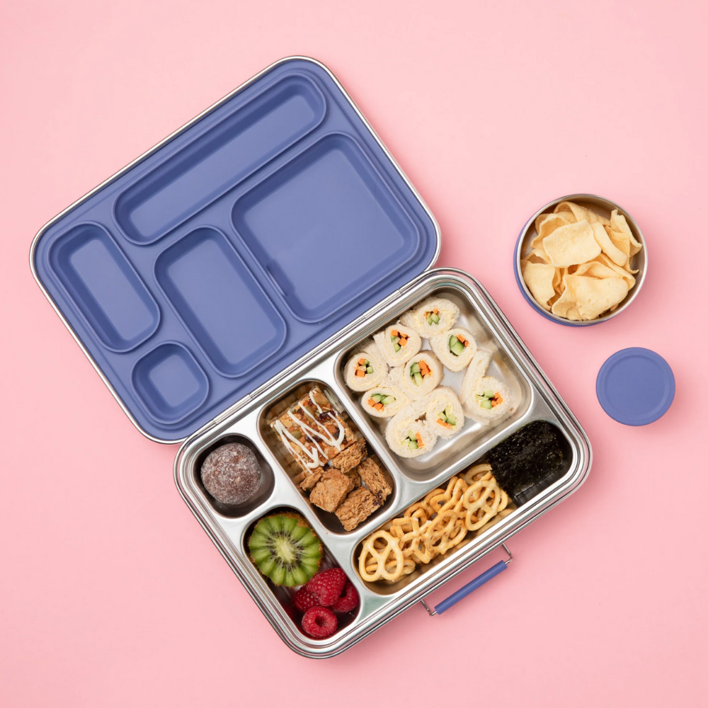 Nudie Rudie Lunch Box Stainless Steel Bento Box & Pots - Indigo – The ...