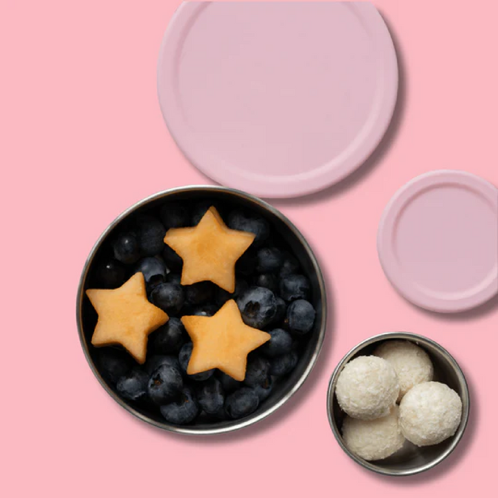 Nudie Rudie Snacker Pot Set - 2pk - Pink