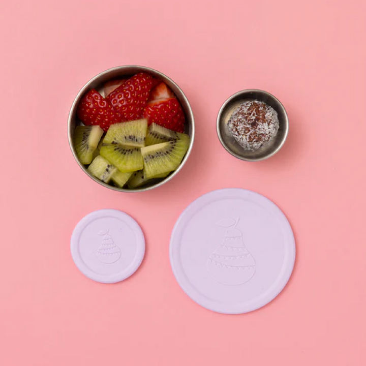 Nudie Rudie Snacker Pot Set - 2pk - Soft Lilac