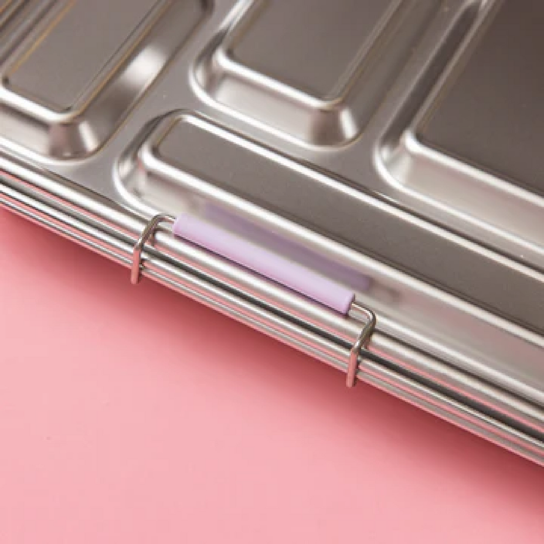Nudie Rudie Lunch Box Stainless Steel Bento Box & Pots - Soft Lilac