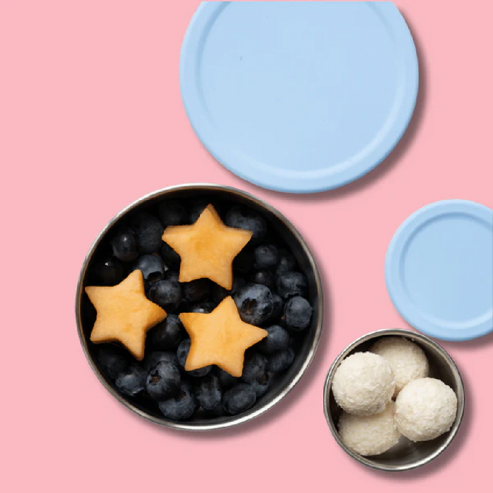 Nudie Rudie Snacker Pot Set - 2pk - Blue