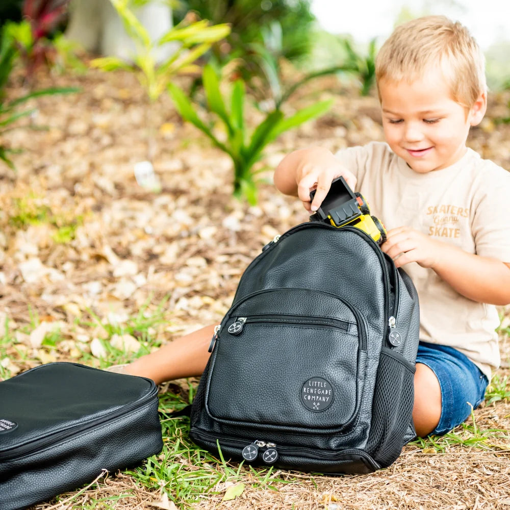 Little Renegade Company Backpack - MINI - Vegan Leather - Onyx