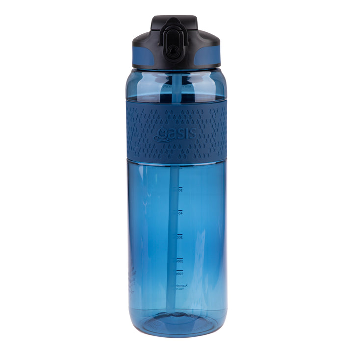 Oasis Tritan Sports Sipper Bottle - 1L - Blue Ocean
