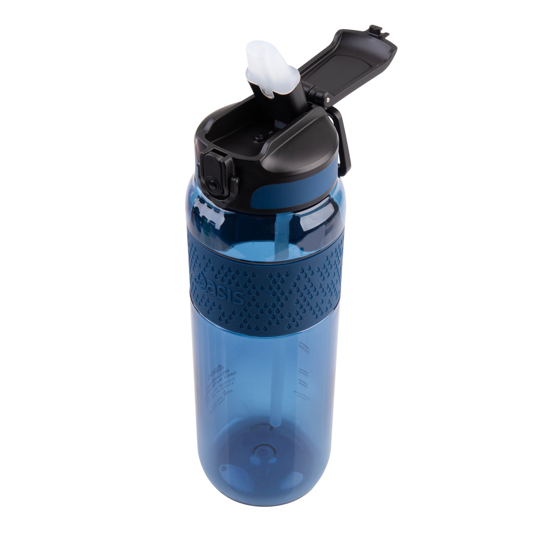 Oasis Tritan Sports Sipper Bottle - 1L - Blue Ocean
