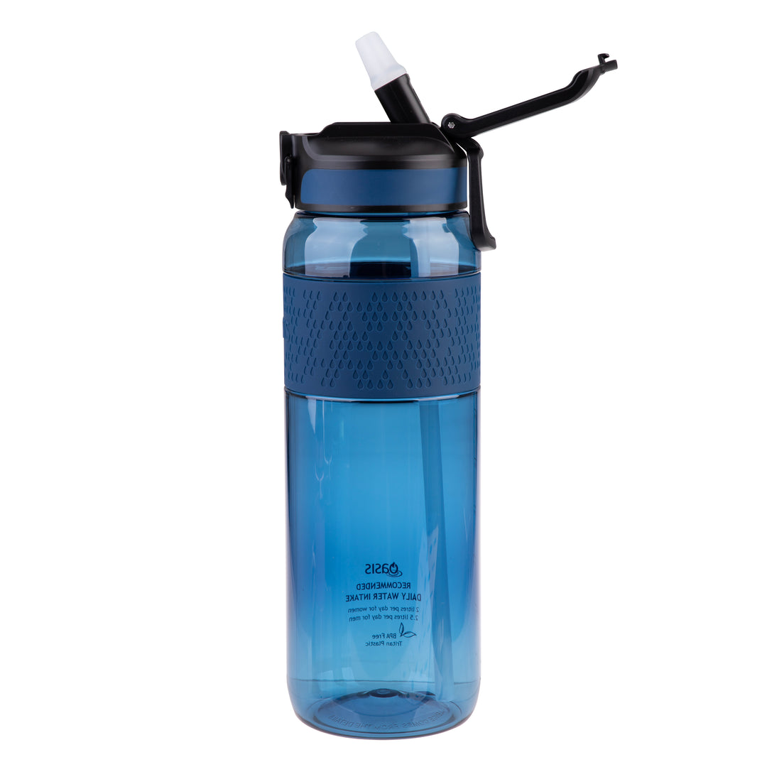 Oasis Tritan Sports Sipper Bottle - 1L - Blue Ocean