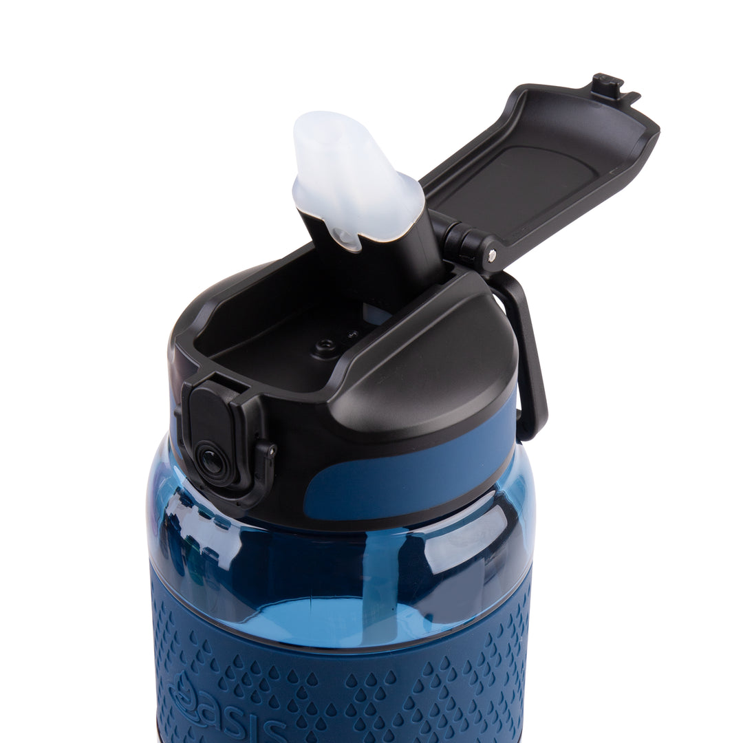 Oasis Tritan Sports Sipper Bottle - 1L - Blue Ocean
