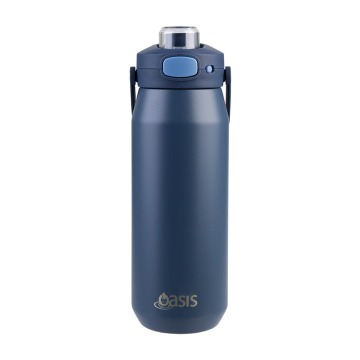 Oasis Capri 750ml Insulated Drink Bottle - Indigo
