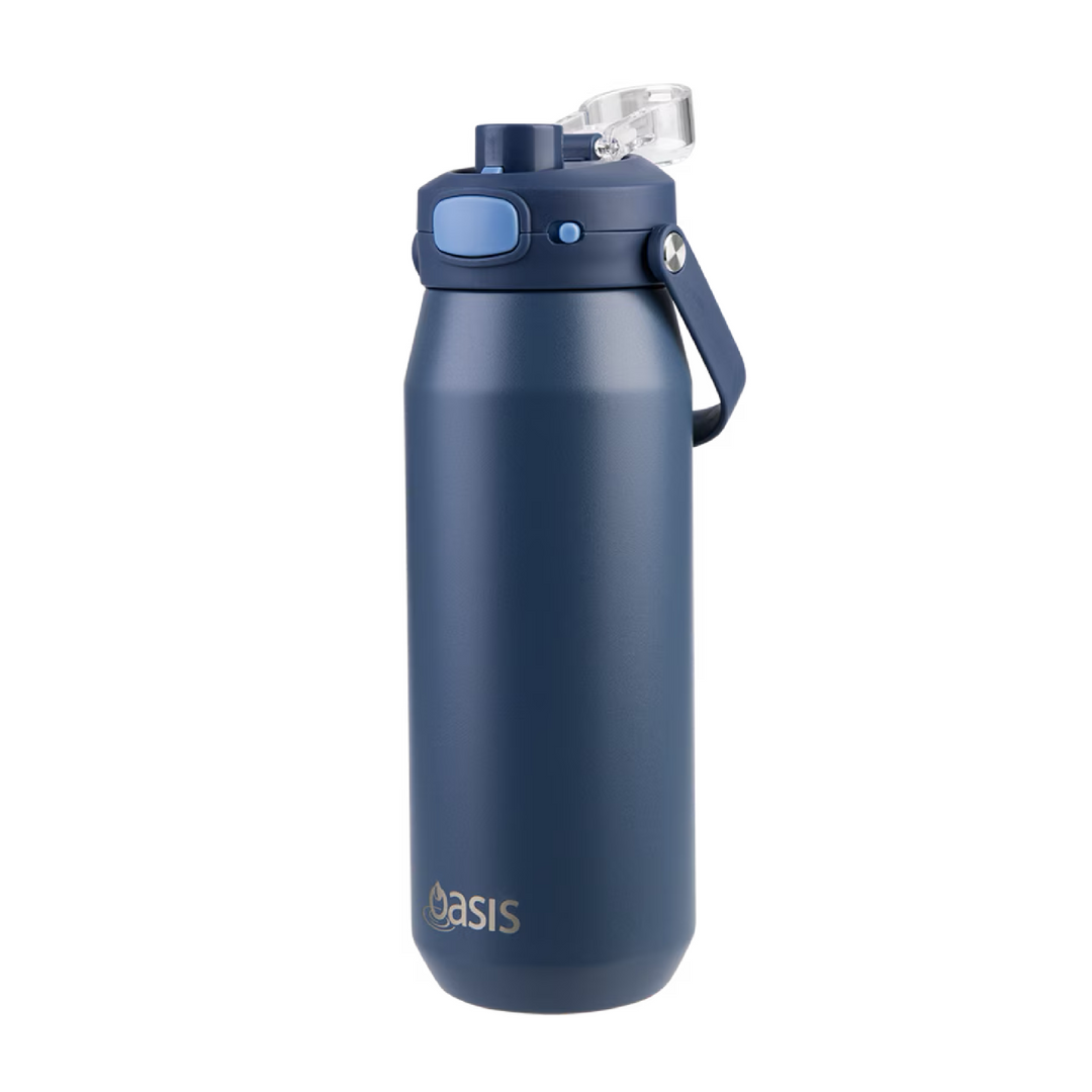 Oasis Capri 750ml Insulated Drink Bottle - Indigo