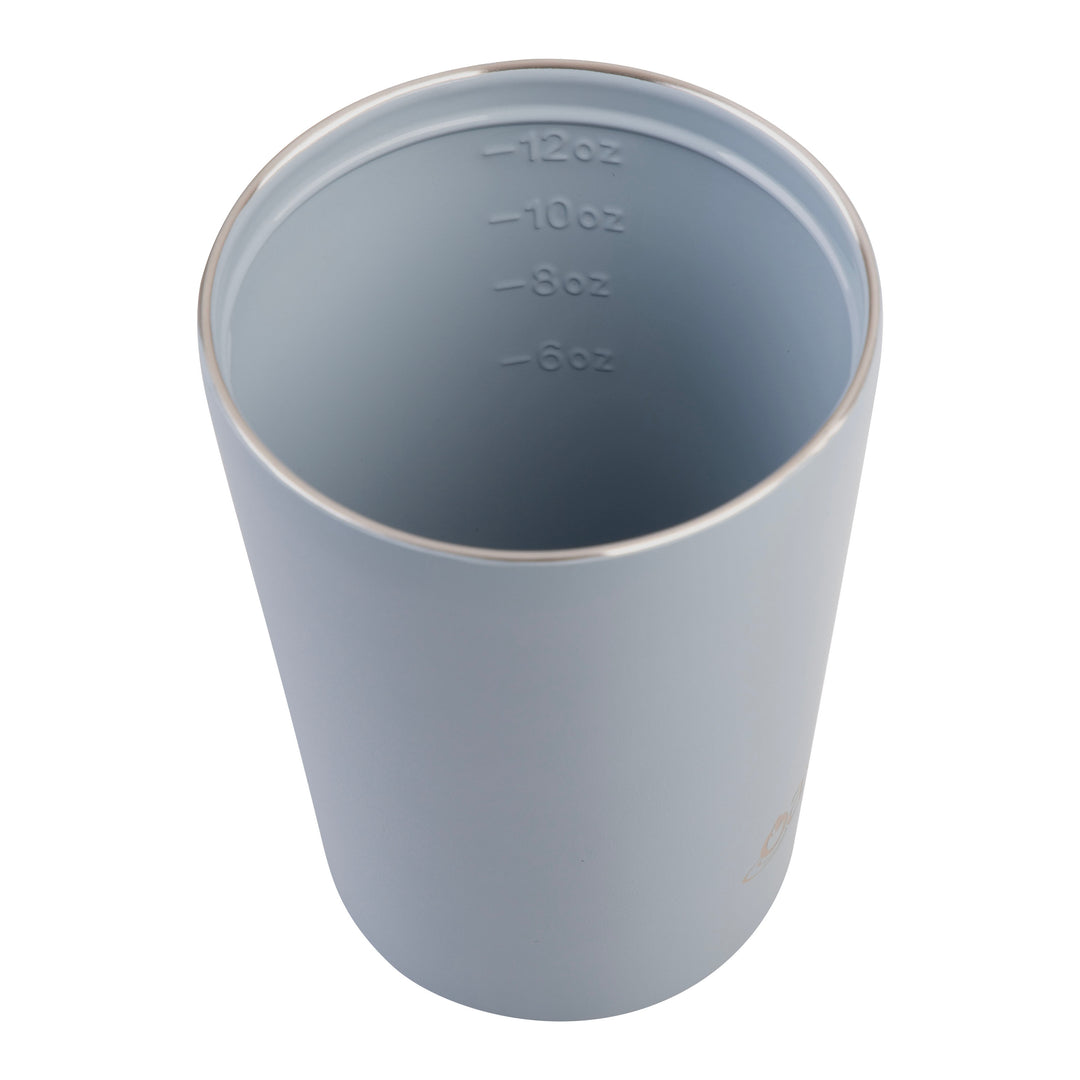 Oasis Ceramic Lined Insulated Coffee Cup - Hazy Blue