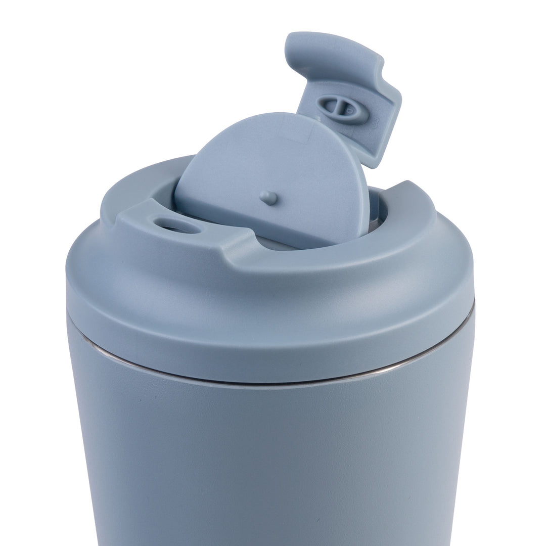 Oasis Ceramic Lined Insulated Coffee Cup - Hazy Blue