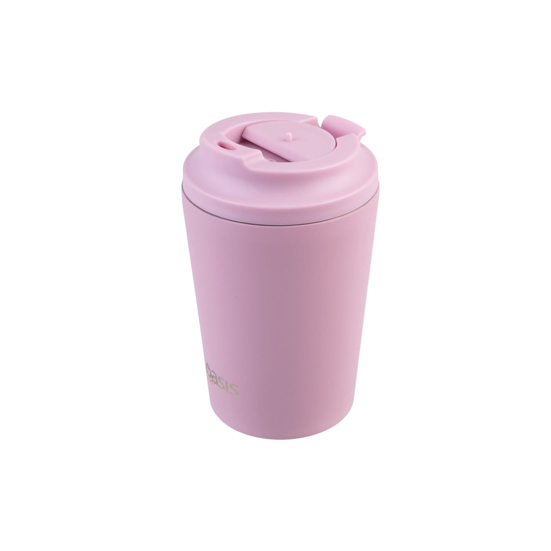 Oasis Ceramic Lined Insulated Coffee Cup - Blush