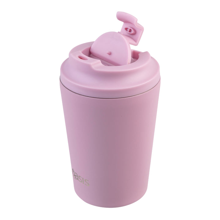 Oasis Ceramic Lined Insulated Coffee Cup - Blush