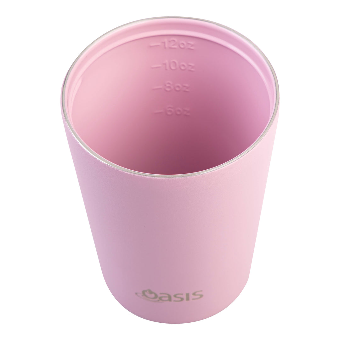 Oasis Ceramic Lined Insulated Coffee Cup - Blush