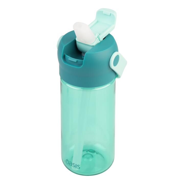 Oasis Flip'N'Sip 460ml Tritan Drink Bottle - Green
