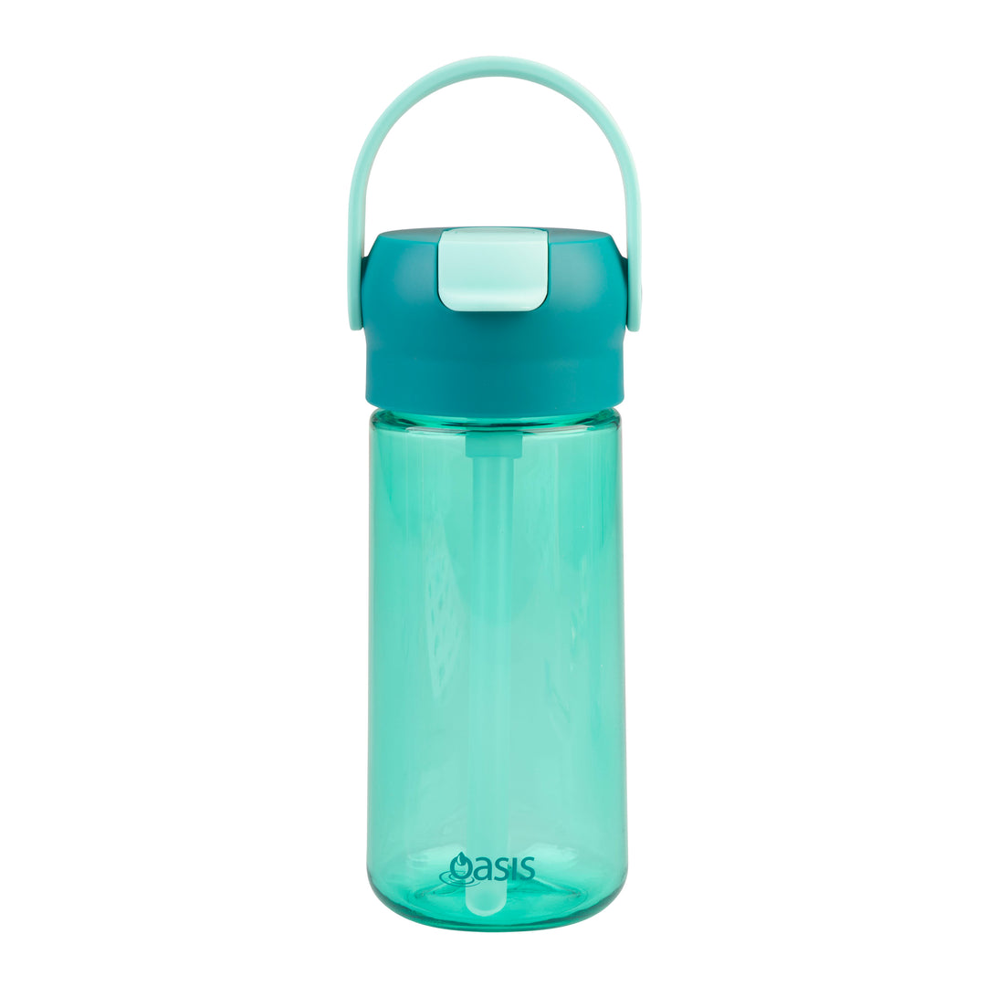 Oasis Flip'N'Sip 460ml Tritan Drink Bottle - Green