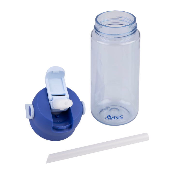 Oasis Flip'N'Sip 460ml Tritan Drink Bottle - Blue