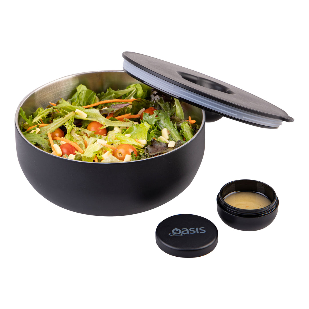 Oasis Fresh'N'Go Insulated Lunch Bowl - 950ml - Black