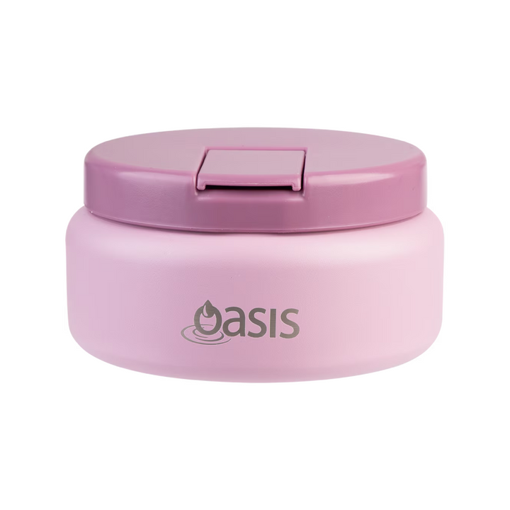 Oasis Insulated Food Flask - Quick Release Lid - 230ml - Blush