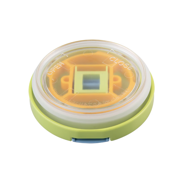 Oasis Insulated Food Flask - Quick Release Lid - 230ml - Navy/Green