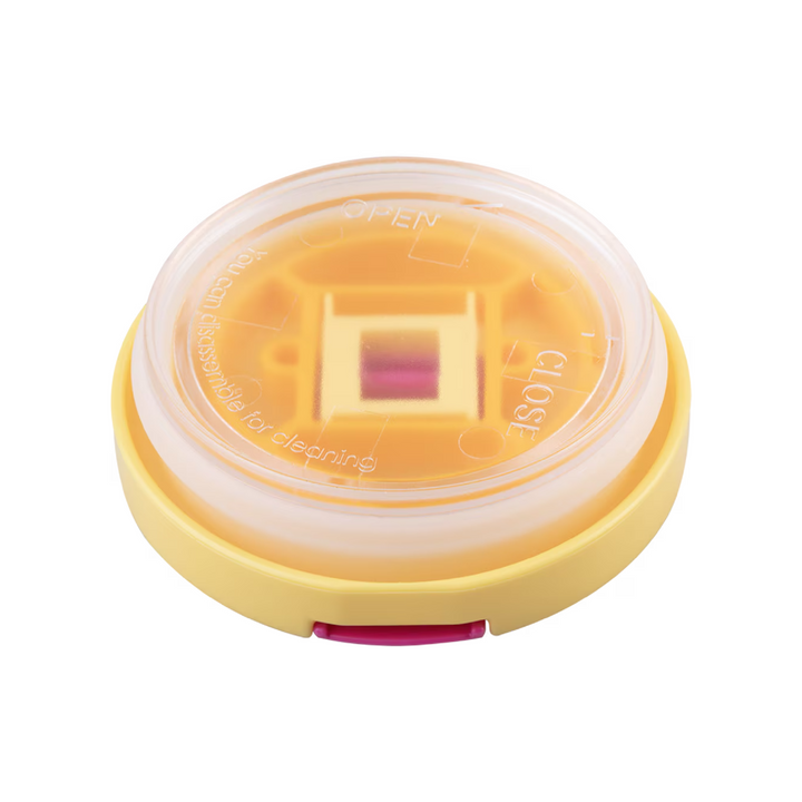 Oasis Insulated Food Flask - Quick Release Lid - 230ml - Pink/Yellow