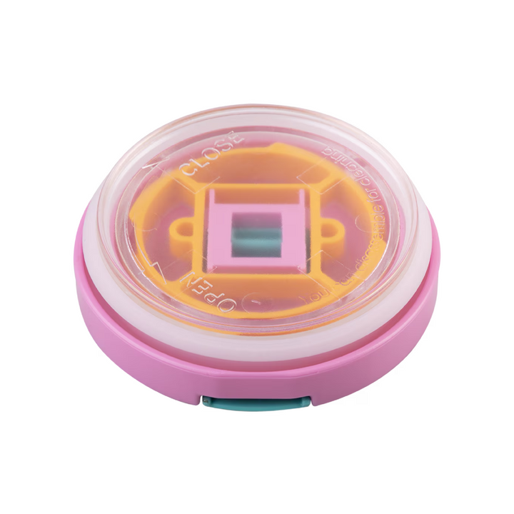 Oasis Insulated Food Flask - Quick Release Lid - 230ml - Purple/Pink