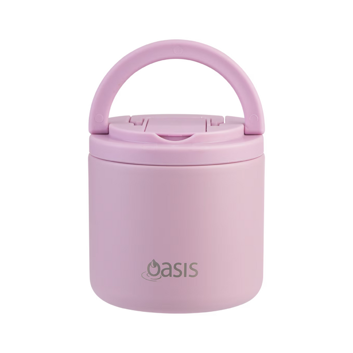 Oasis Insulated Food Jar - Quick Release Lid - 500ml - Blush