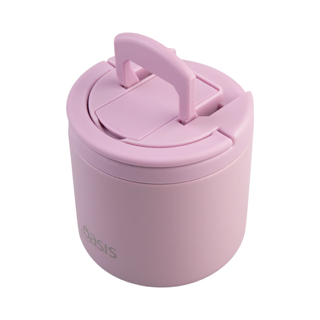 Oasis Insulated Food Jar - Quick Release Lid - 500ml - Blush