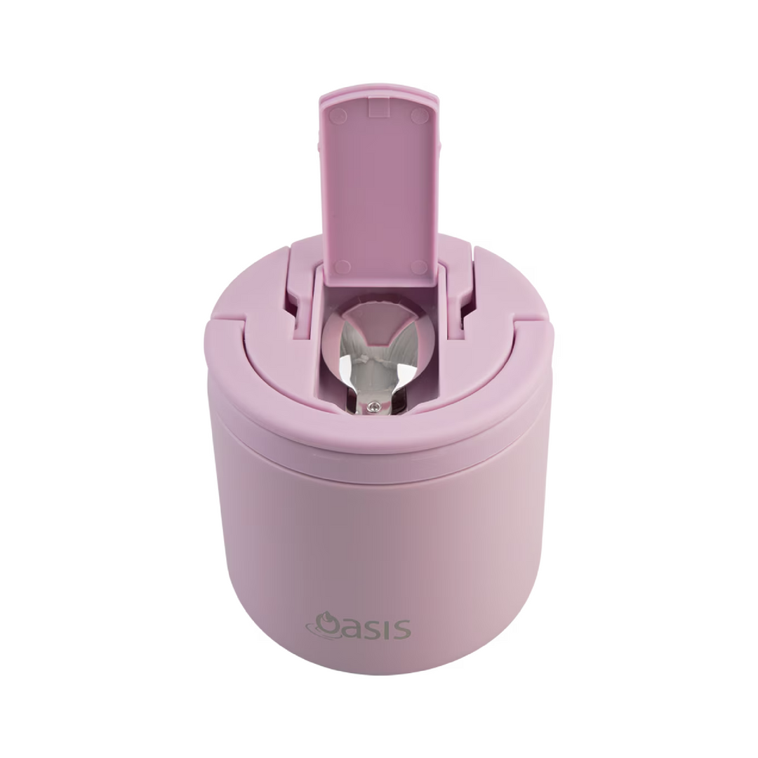 Oasis Insulated Food Jar - Quick Release Lid - 500ml - Blush