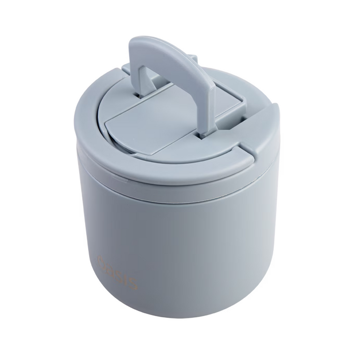 Oasis Insulated Food Jar - Quick Release Lid - 500ml - Hazy Blue