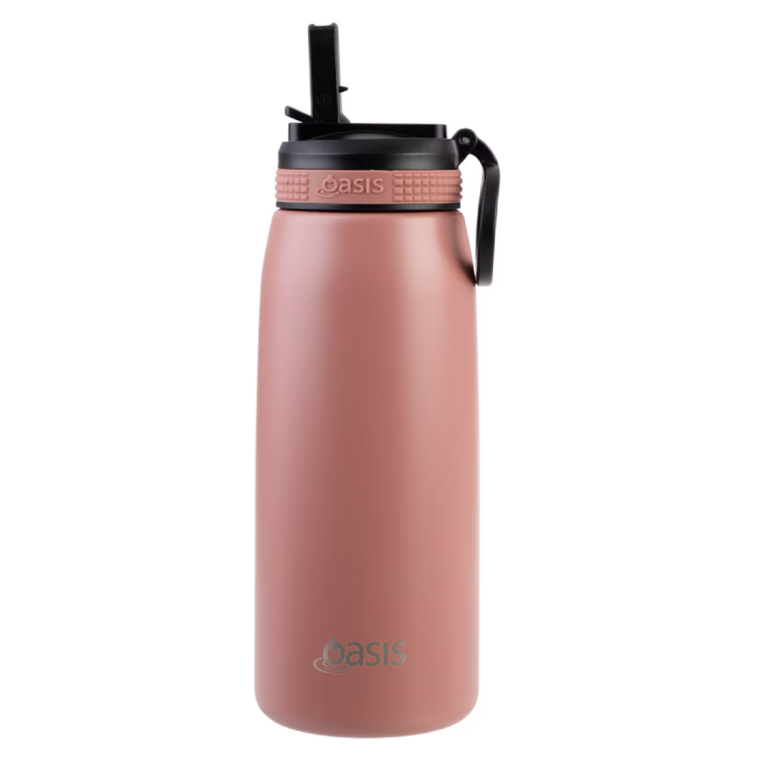 Oasis Insulated Sports Bottle with Sipper 780ml - Auburn