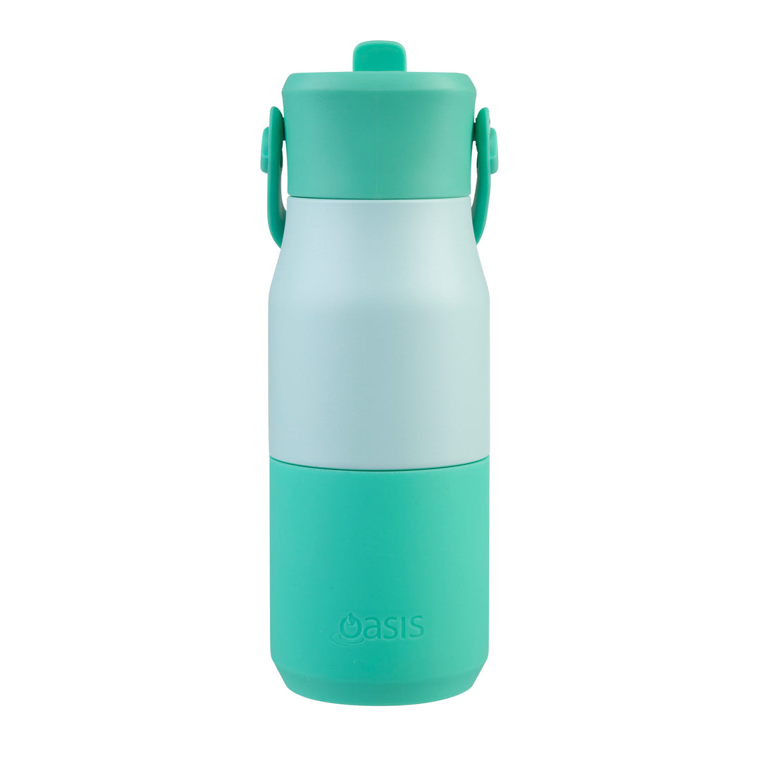 Oasis Insulated JNR Drink Bottle - Mint/Mint