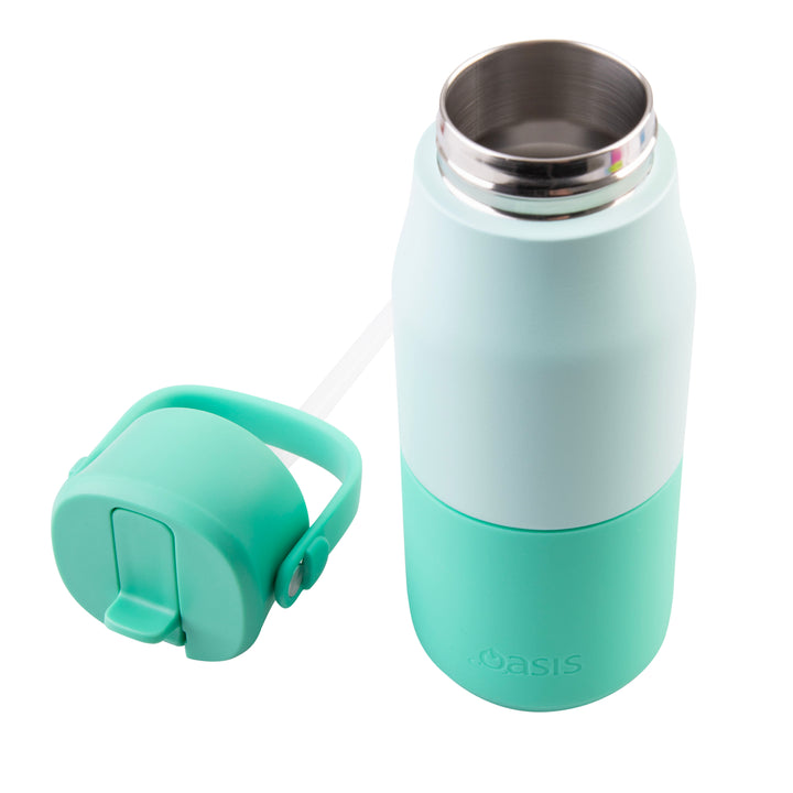 Oasis Insulated JNR Drink Bottle - Mint/Mint