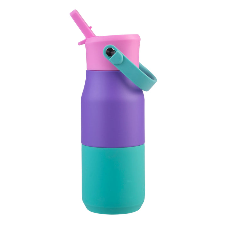 Oasis Insulated JNR Drink Bottle - Mint/Purple