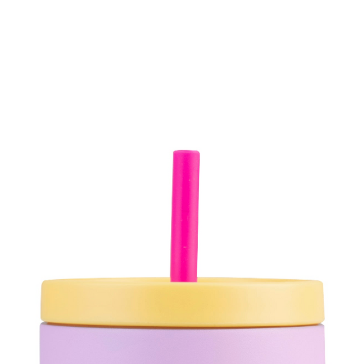 Oasis Junior Commuter Tumbler Replacement Lid - Pink/Yellow
