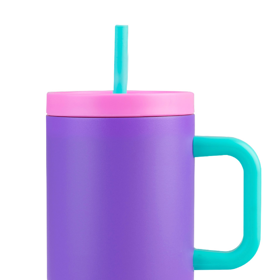 Oasis Junior Commuter Tumbler Replacement Lid - Purple/Pink