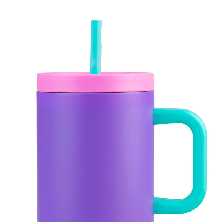 Oasis Junior Commuter Tumbler Replacement Lid - Purple/Pink