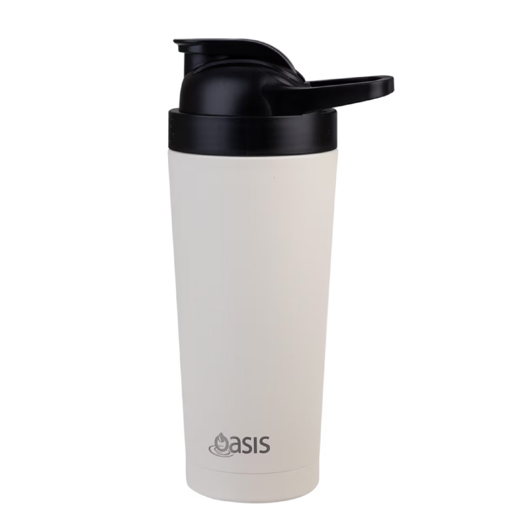 Oasis Insulated Protein Shaker Bottle - Alabaster