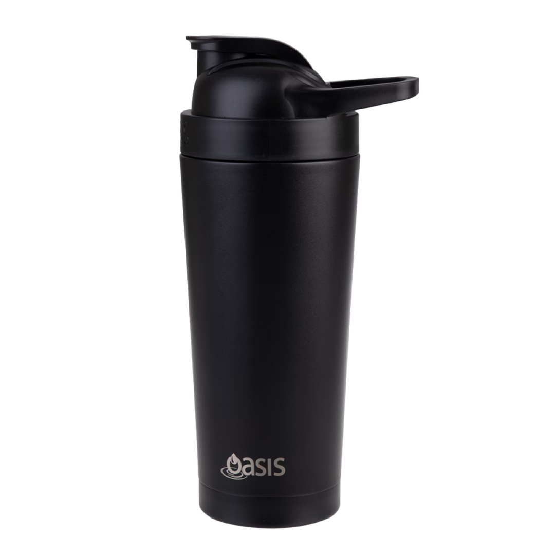 Oasis Insulated Protein Shaker Bottle - Black