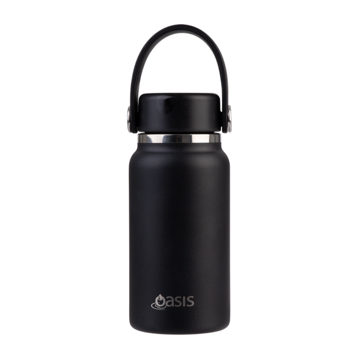 Oasis Insulated Mini Bottle with Handle - Black