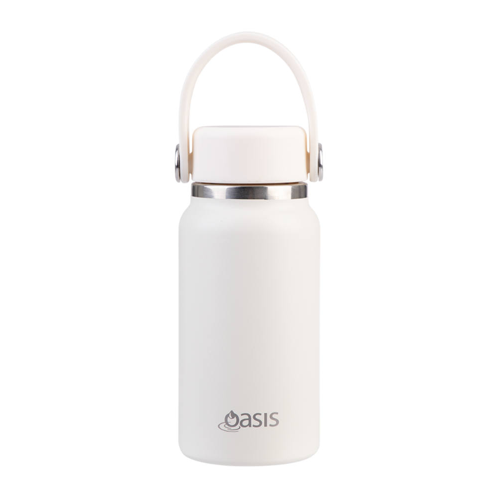 Oasis Insulated Mini Bottle with Handle - Alabaster
