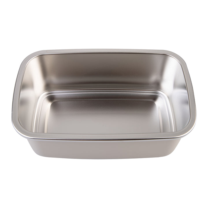 Oasis Microwave Safe Stainless Steel Rectangular Container - Oat - 1.1L