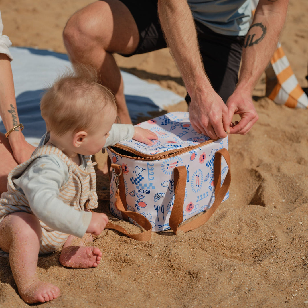 OiOi MAXI Insulated Lunch Bag - Mediterranean