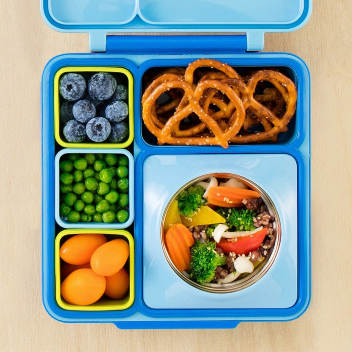 OmieBox V2 Lunchbox Replacement Food Jar Section Cover - Sky Blue