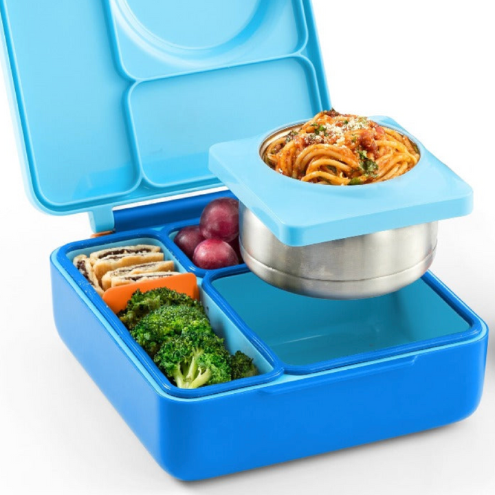 OmieBox V2 Lunchbox Replacement Food Jar Section Cover - Sky Blue