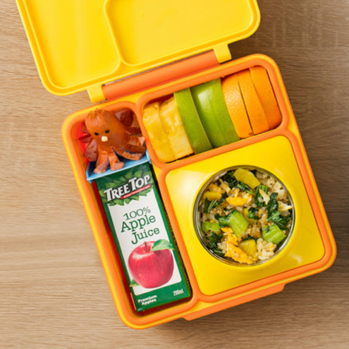 OmieBox V2 Lunchbox Replacement Food Jar Section Cover - Sunshine Yellow