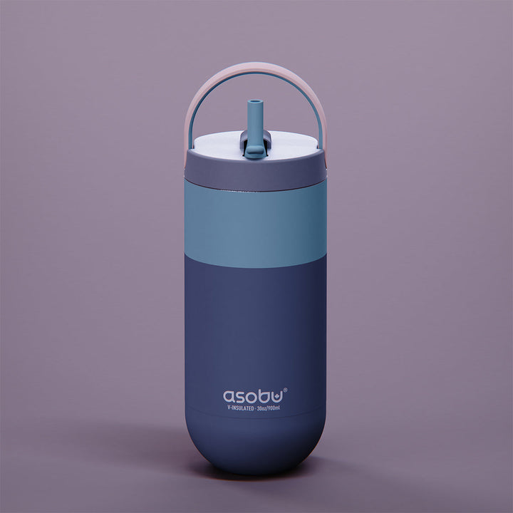 Asobu Insulated 900ml Orbit Bottle - Pastel Blue